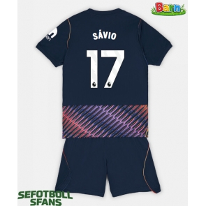 Tottenham Hotspur Savio #17 Bortaställ Barn 2026-27 Kortärmad (+ Korta byxor)